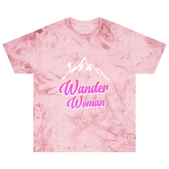 Wanderwoman Hiker Mountaineer Wanderlust Blast T Shirts