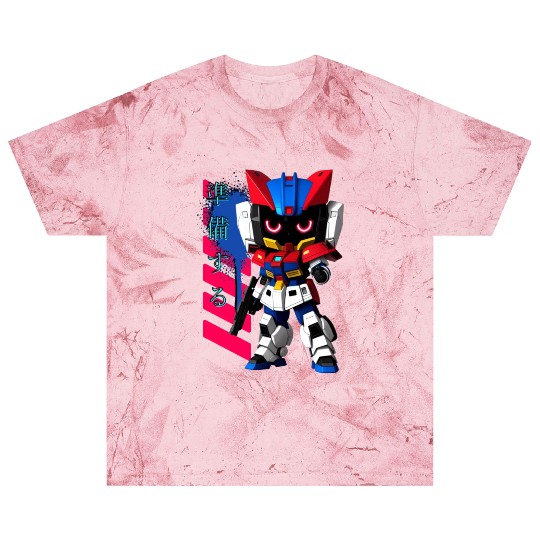 Chibi Mecha: A Cute Cyberpunk Design 2 Blast T Shirts