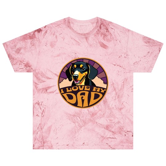 I Love My Dad - Dachshund Blast T Shirts
