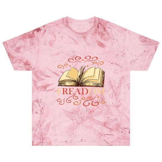 Freadom book lover book worm reading librarian Blast T Shirts