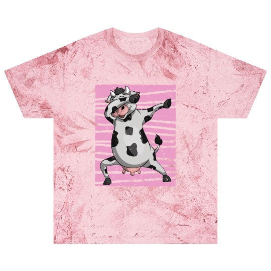 Funny Dabbing Farm Animal Cow Lover Farmer Cow Blast T Shirts