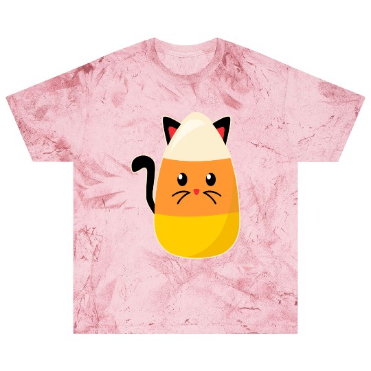 Candy Corn Cat Halloween Blast T Shirts