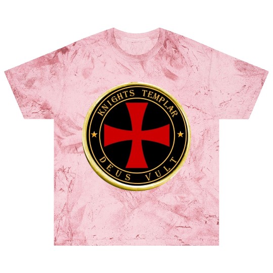 Knights Templar Deus Vult Blast T Shirts
