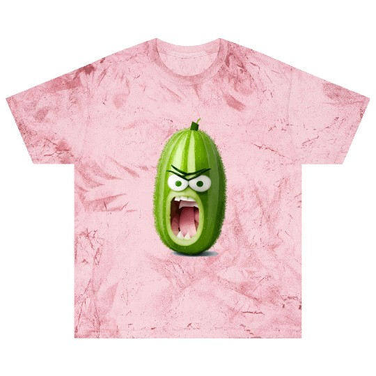 A cucumber with angry face cartoon style Blast T Shirts