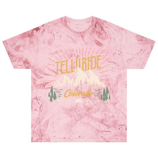 Telluride Colorado Mountain 80S Style Blast T Shirts