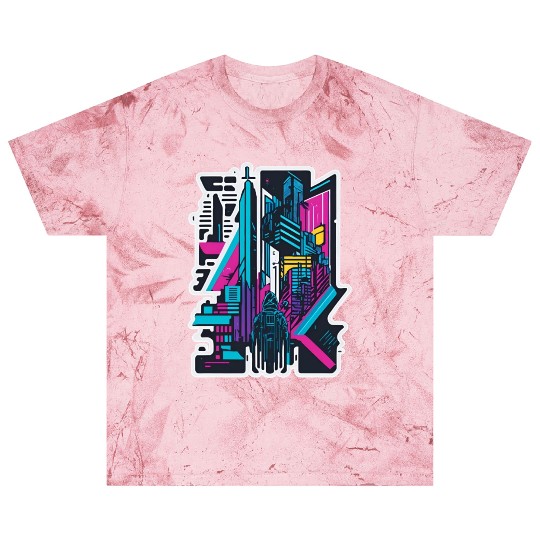 Cyberpunk Cityspace Blast T Shirts