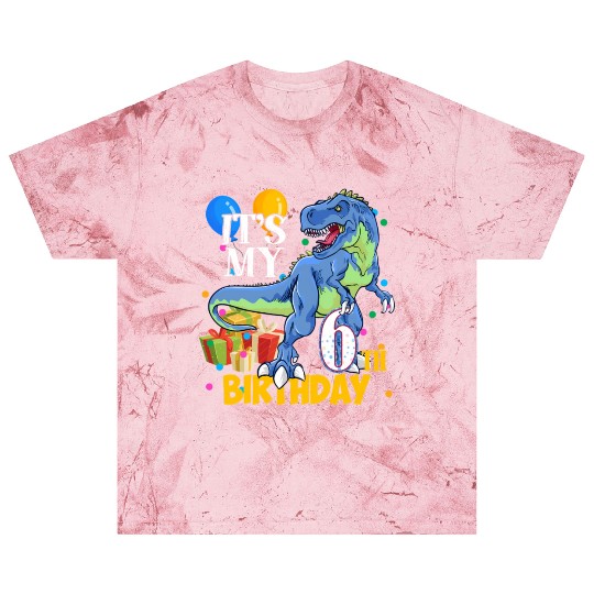6Th 6 Dinosaur Saurus T Rex Blast T Shirts