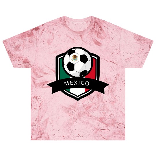 Mexico Soccer Ball Mexican Flag Football Blast T Shirts