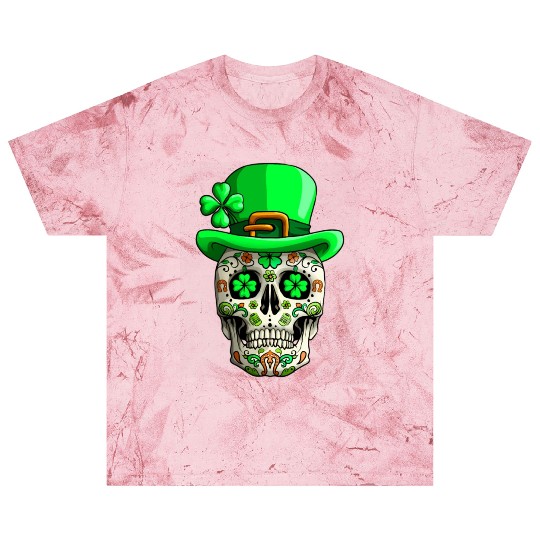 Sugar Skull Saint PatricDay Of Dead Blast T Shirts