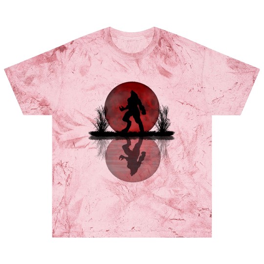 Werewolf Under A Full Blood Moon Howling Blast T Shirts