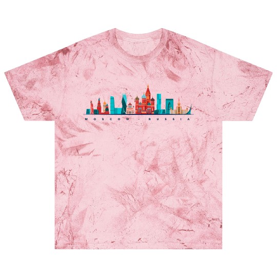 Moscow Skyline Russia Red Square Russian Blast T Shirts