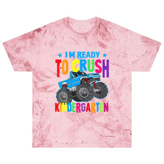 Ready To Crush Kindergarten Monster Truck Back To Blast T Shirts