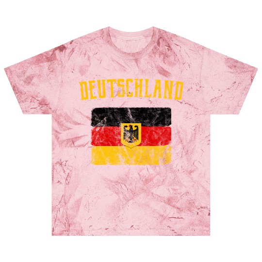 Deutschland German Flag Blast T Shirts