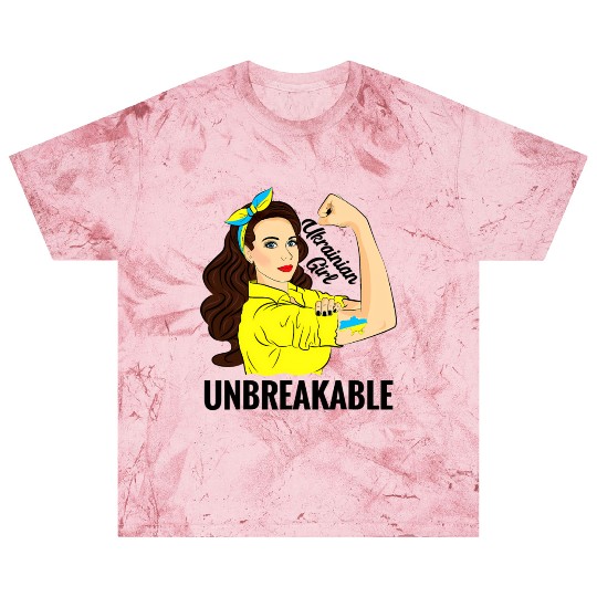 Ukrainian Unbreakable Ukraine Flag Blast T Shirts