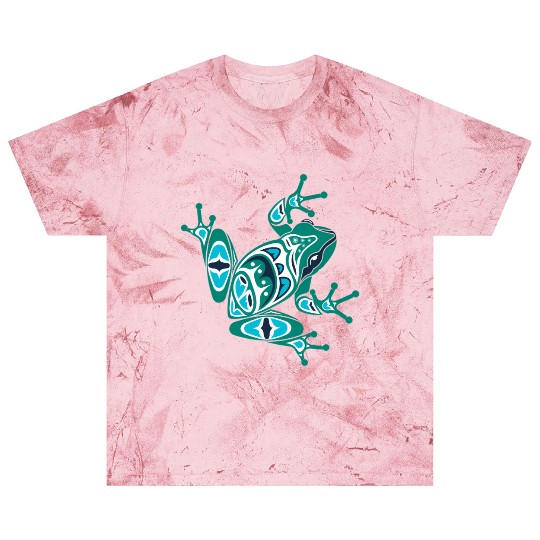 Native American Indian Style Frog Pacific Northwes Blast T Shirts