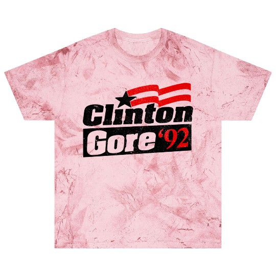 Clinton Gore '92 Bill Clinton President Blast T Shirts