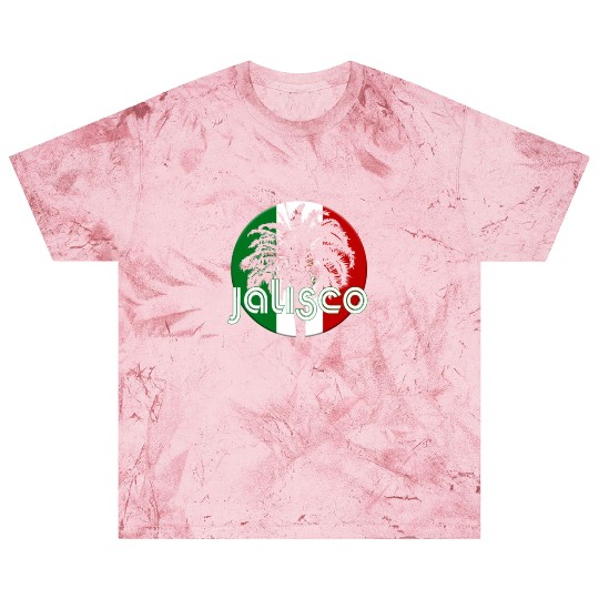 Jalisco Mexico Flag Native Palm Tree Mexican Blast T Shirts