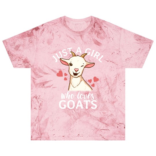 Goat Just A Who Loves Goats Farmer Goat Mom Blast T Shirts
