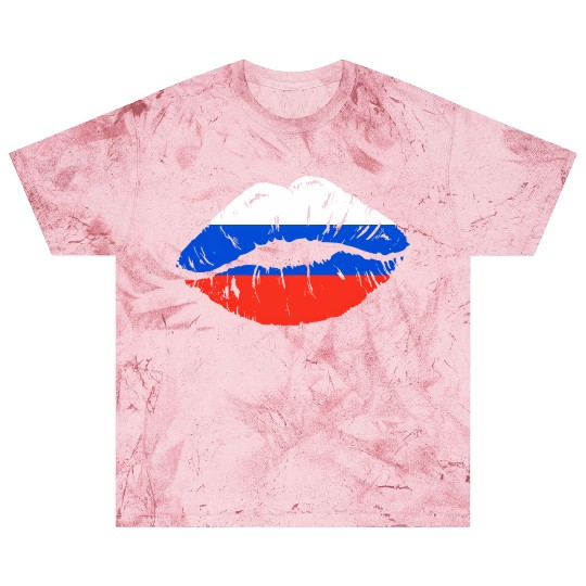 Russian Flag Lips For Russians Russia Blast T Shirts