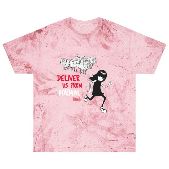 Emily The Strange Deliver Us From Normal Blast T Shirts