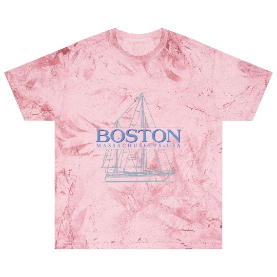 Boston Massachusetts Sailing Blast T Shirts