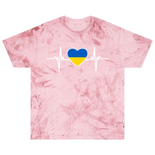 Ukraine Ukraine Flag Heart Beat Ukraine Blast T Shirts