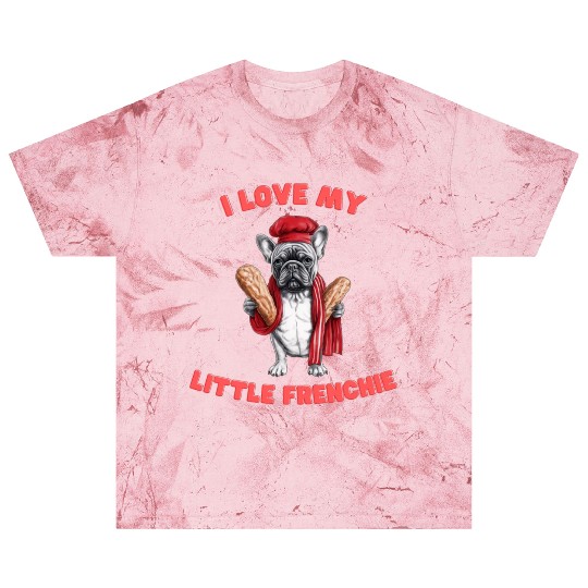 I Love My Little Frenchie | French Bulldog Design Blast T Shirts