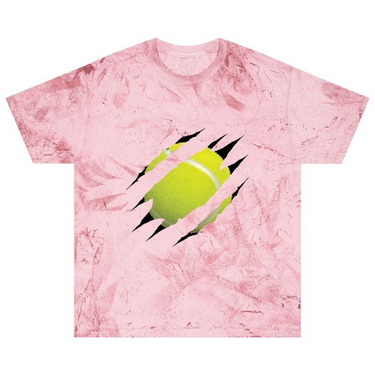 Player And Coach Tennis Tennis Ball Inside Blast T Shirts