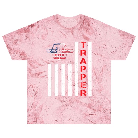 American Flag Trapping For Trappers And Hunters Blast T Shirts