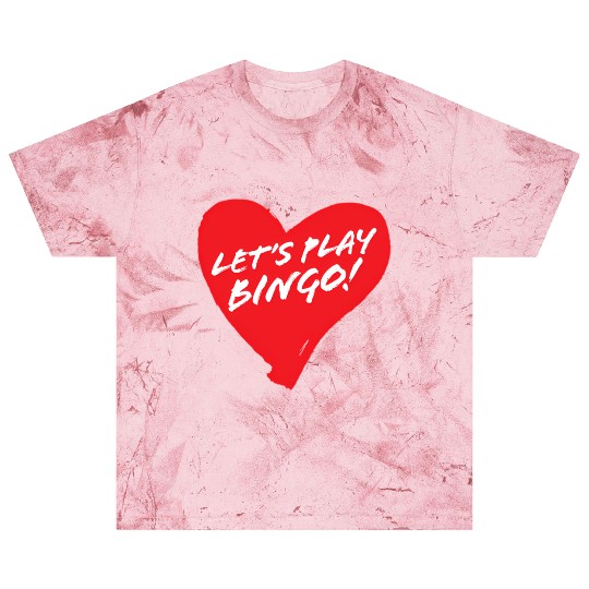 Fun Heart Bingo Player Blast T Shirts
