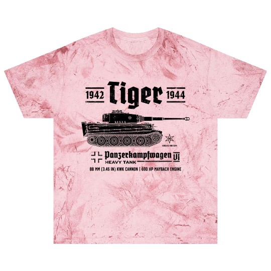 Tiger Tank Panzer World War 2 Armored Vehicle Blast T Shirts