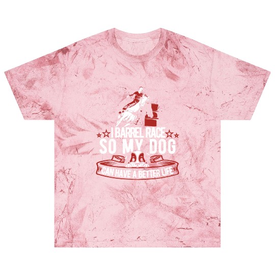Horse Barrel Racing Dog Blast T Shirts
