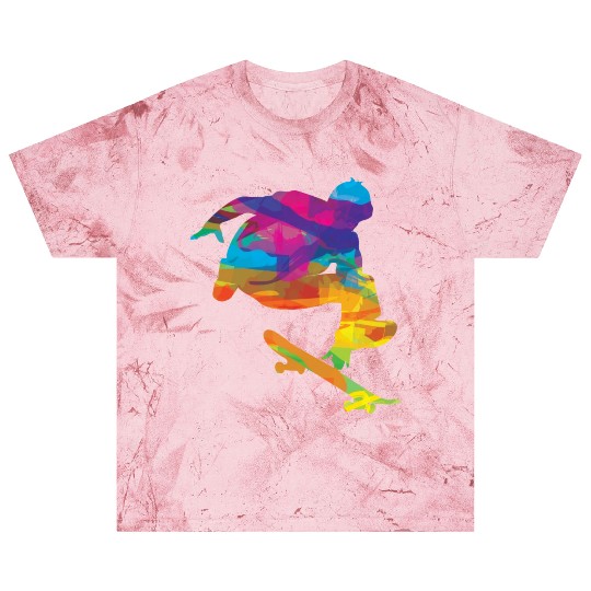 Psychedelic Skateboard Blast T Shirts