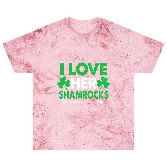 I Love Her Shamrocks - St Patricks Day Matching Co Blast T Shirts