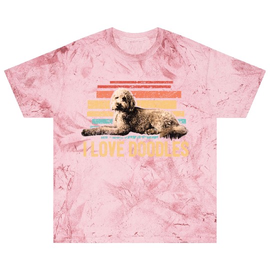 I Love Doodles Goldendoodle Dog Mom Doodle Dad Blast T Shirts