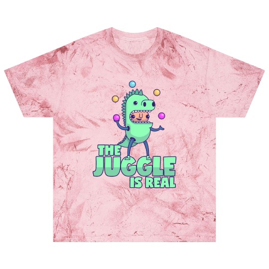 Juggling Saying The Juggle Is Real Dino Costume Blast T Shirts