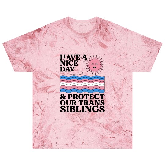 Have A Nice Day And Protect Our Trans Siblings Blast T Shirts