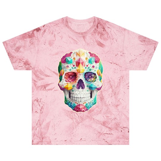 Jeweled Sugar Skull Blast T Shirts