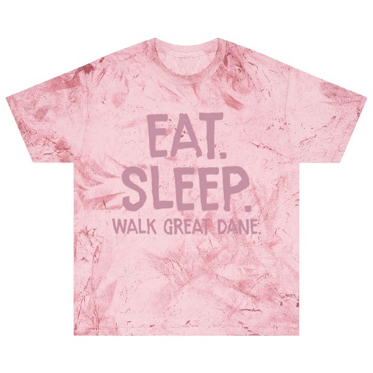 Eat Sleep Walk Great Dane Dog Owner Walking Blast T Shirts