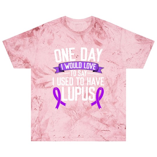 Lupus Awareness Month Purple Ribbon I Used To Blast T Shirts