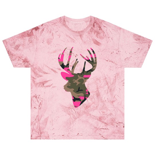 Deer -S Camo Outfitter Black Blast T Shirts