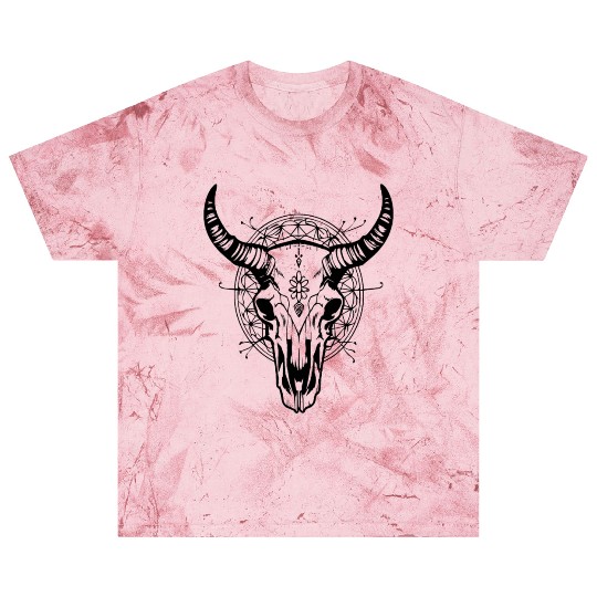 Cow Skull Boho Blast T Shirts