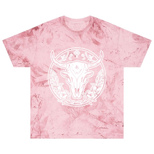 Cow Skull Boho Blast T Shirts