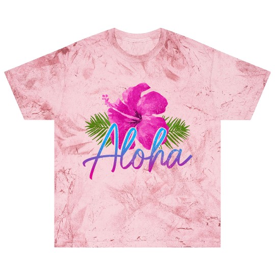 Aloha Hawaiian Islands Hawaii Surf Hibiscus Blast T Shirts