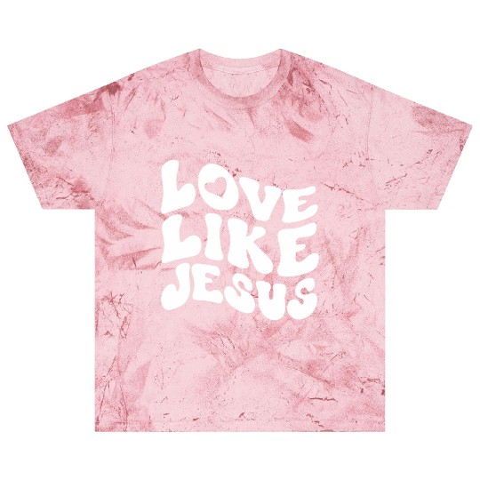 Catholic Christian Love Like Jesus Preppy Groovy Blast T Shirts