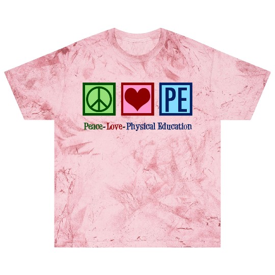 Peace Love Pe Teacher Physical Education Blast T Shirts