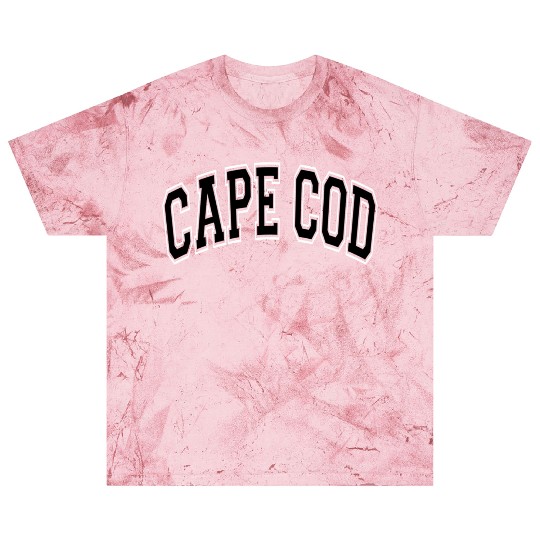 Cape Cod Massachusetts Varsity Style Black Text Blast T Shirts