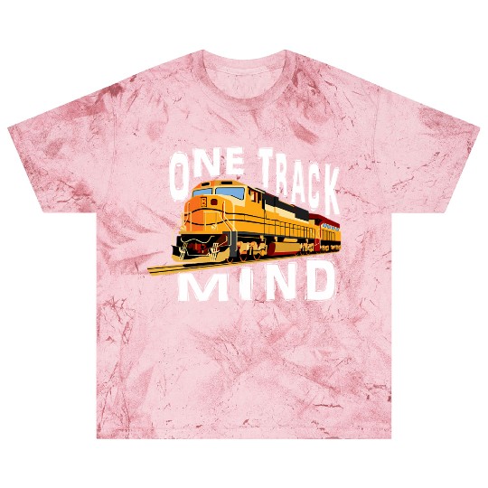 One Track Mind Train Engine Blast T Shirts