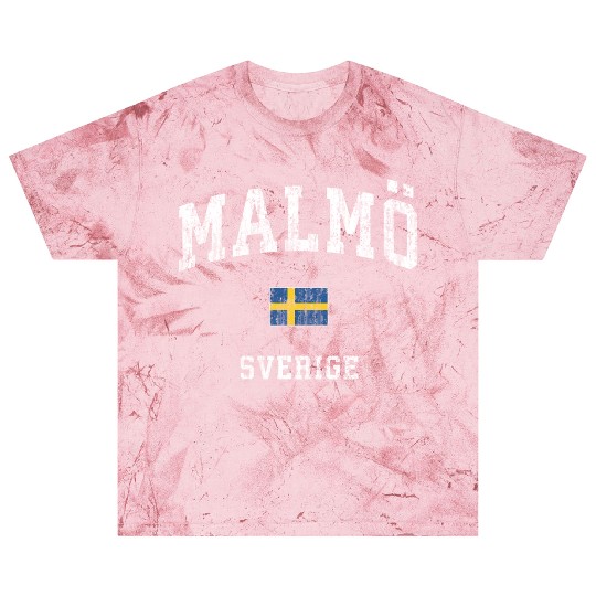 Malmo Sweden Sverige Athletic Sports Blast T Shirts