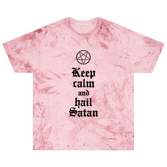 Keep calm and hail Satan V 2 Blast T Shirts